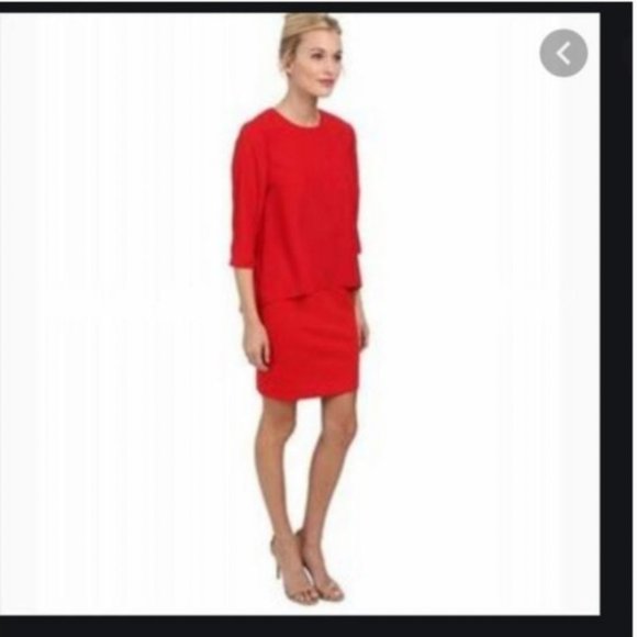 Ted Baker Silk Overhang Tunic Dress in blue size 2 nwt - Picture 4 of 12